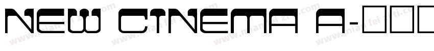 new cinema a字体转换